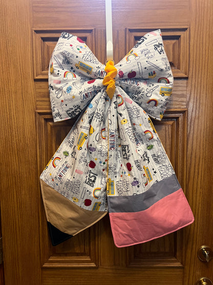 Teacher Bow Door Hanger